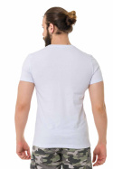 Biała koszulka Gang Style Basic CIPOBAXX CT714