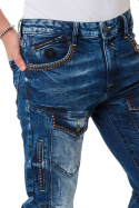 Męskie spodnie jeansy Cipo&Baxx cd810
