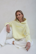 Bluza SARA STRIPS | White&Yellow
