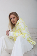 Bluza SARA STRIPS | White&Yellow
