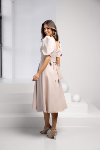 Sukienka Sheila midi beż Lacoria