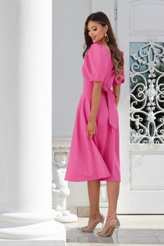 Sukienka Sheila midi różowa Lacoria