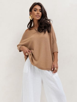 Sweter Bella karmelowy cocomore