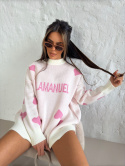 Sweter CUPID ecru la manuel