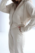 BLUZA DAMSKA BG ZIPPY | JASNY BEŻ