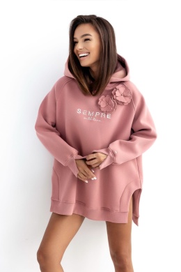 BLUZA Sempre LAURA PUDROWY RÓŻ