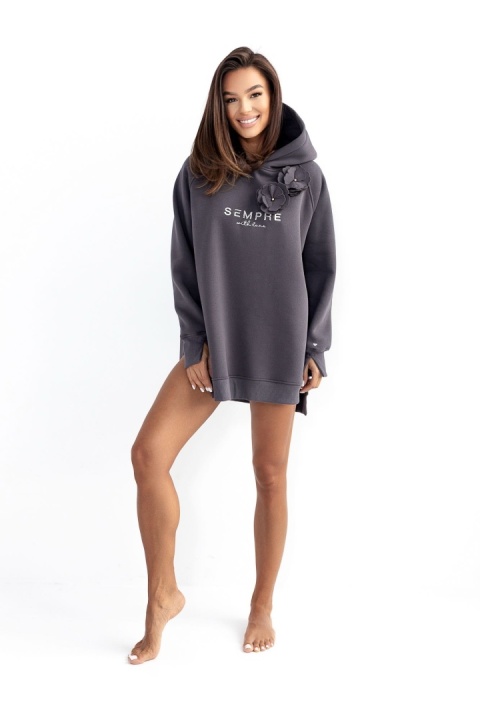 BLUZA Sempre LAURA grafitowa BLUZA Sempre LAURA grafitowa