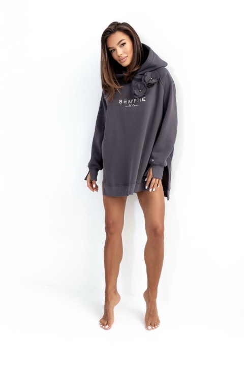 BLUZA Sempre LAURA grafitowa BLUZA Sempre LAURA grafitowa