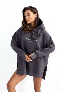 BLUZA Sempre LAURA grafitowa