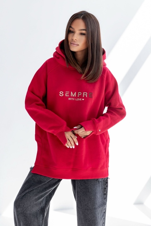 BLUZA Sempre RUBY CZERWONA BLUZA Sempre RUBY CZERWONA