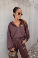 Bluza BASIC czekoladowa LA MANUEL