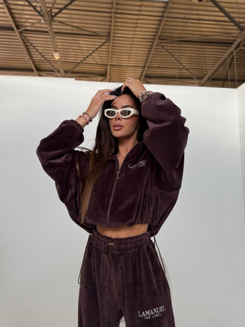 Bluza BIGGY czekolada LAMANUEL Bluza BIGGY czekolada LAMANUEL