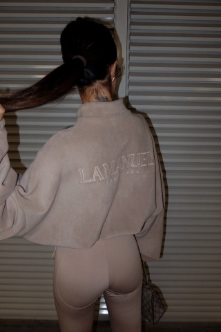 Bluza WARM UP taupe LA MANUEL