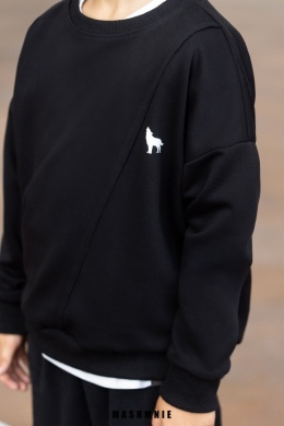 Bluza dla Chłopca przez głowę czarna AW25 Mash Mnie