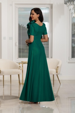 Elegancka sukienka na wesele RUBI maxi / zielony