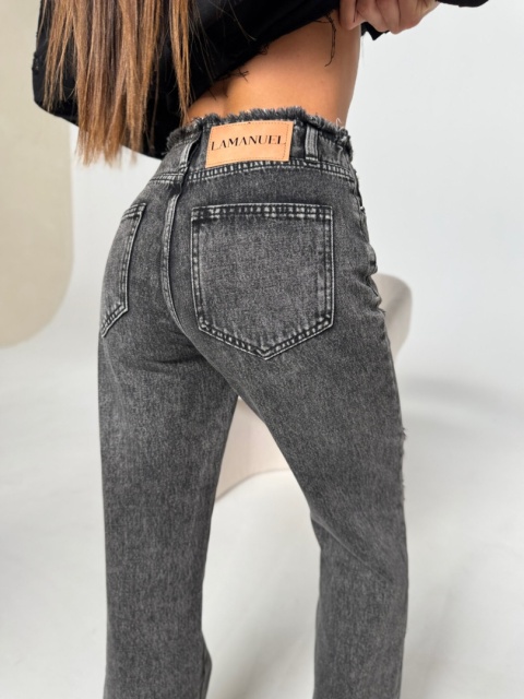 Jeansy FIRST ONE czarne LAMANUEL Jeansy FIRST ONE czarne LAMANUEL