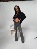 Jeansy FIRST ONE czarne LAMANUEL