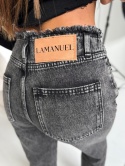 Jeansy FIRST ONE czarne LAMANUEL