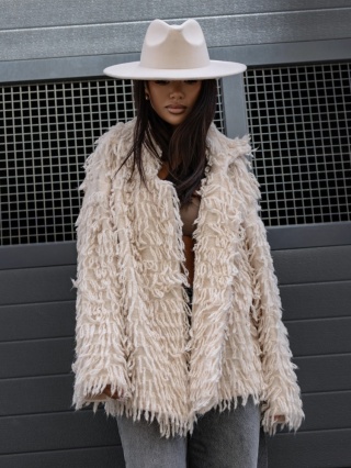 Kardigan Yeti Beżowy cocomore