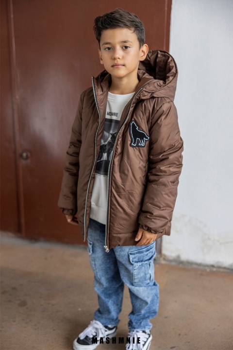 Kurtka Zimowa Brązowa AW25 MashMnie Kurtka Zimowa Brązowa AW25 MashMnie