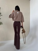 Legginsy BLESSED czekioladowe LAMANUEL