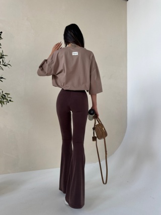 Legginsy BLESSED czekioladowe LAMANUEL