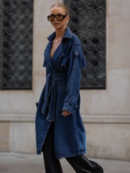 Płaszcz JAMES Jeans Niebieski COCOMORE