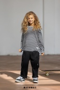 Spodnie bojówki Unisex Czarne AW25 MashMnie