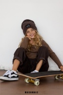 Spodnie bojówki Unisex czekoladowa AW25 MashMnie