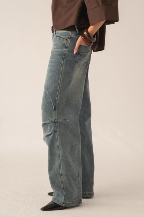 Spodnie jeans marszczone na nogawce Lemonada Spodnie jeans marszczone na nogawce Lemonada