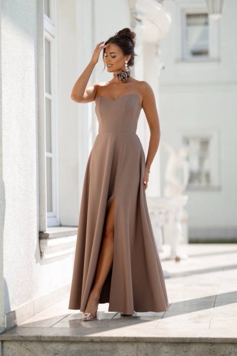 Sukienka Esmeralda maxi Lacoria fango Sukienka Esmeralda maxi Lacoria fango