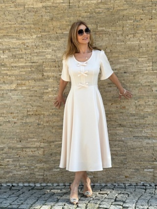 Sukienka Valentino La Viva beżowa