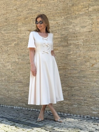 Sukienka Valentino La Viva beżowa