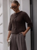 Sweter ARIEL Premium CZEKOLADOWY YARNO