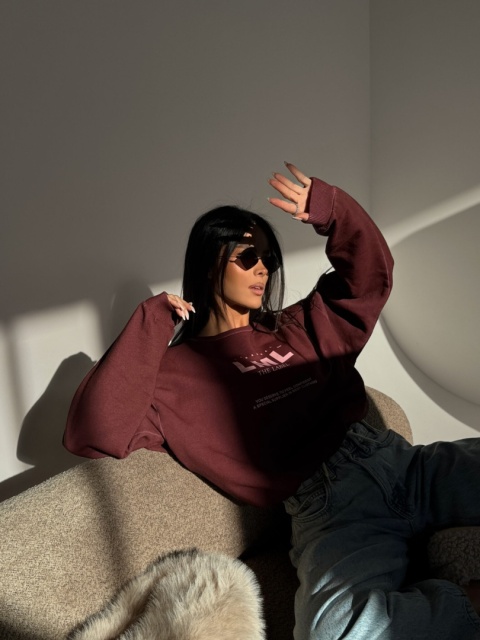 Bluza MIDNIGHT bordo lamanuel