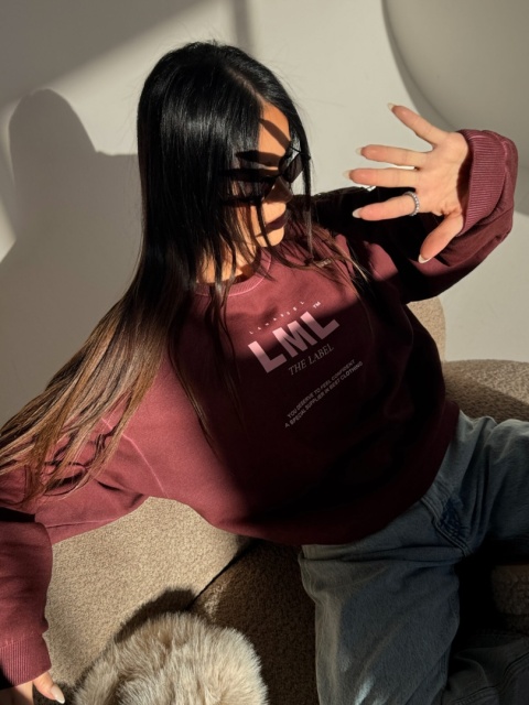 Bluza MIDNIGHT bordo lamanuel