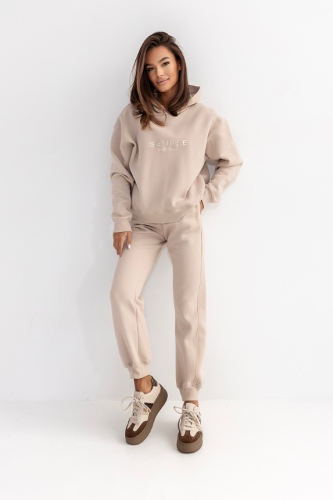 DRES CLASSY BEŻOWY Sempre with love