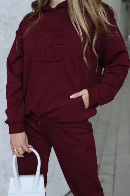 DRES DAMSKI Brandenburg couture MATCHY | BORDO