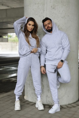 DRES MĘSKI BG MATCHY | SZARY MELANŻ