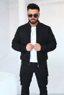 KURTKA MĘSKA BG DAMON | CZARNA