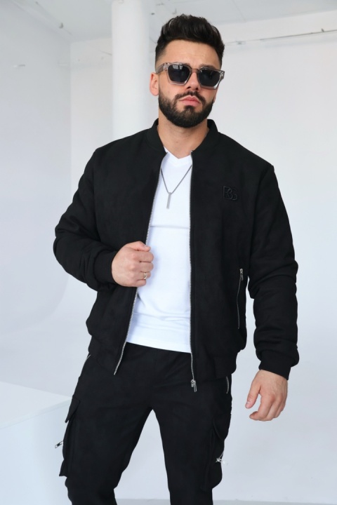 KURTKA MĘSKA BG DAMON | CZARNA KURTKA MĘSKA BG DAMON | CZARNA