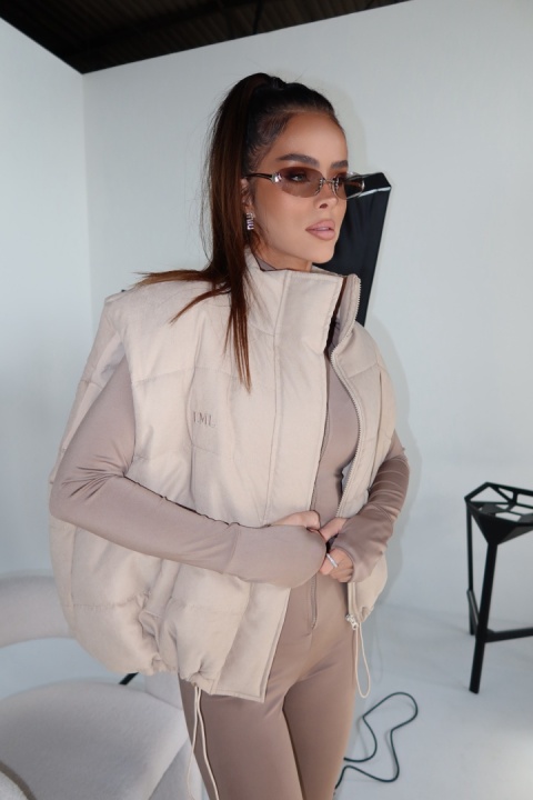 Kamizelka OUTSIDE beż LA MANUEL