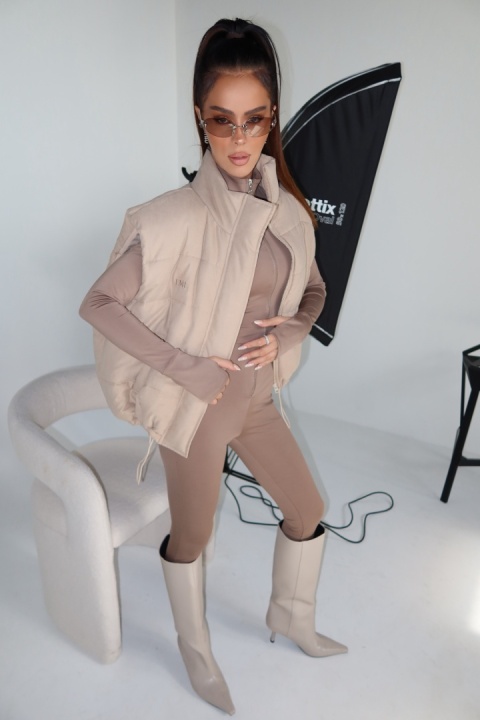 Kamizelka OUTSIDE beż LA MANUEL