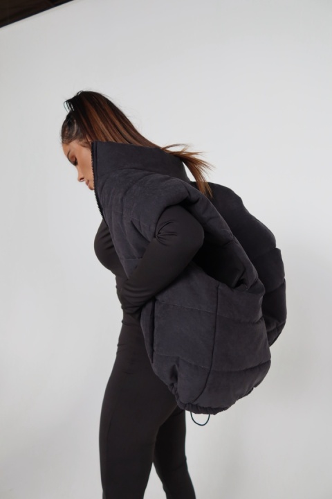 Kamizelka OUTSIDE czarny LA MANUEL