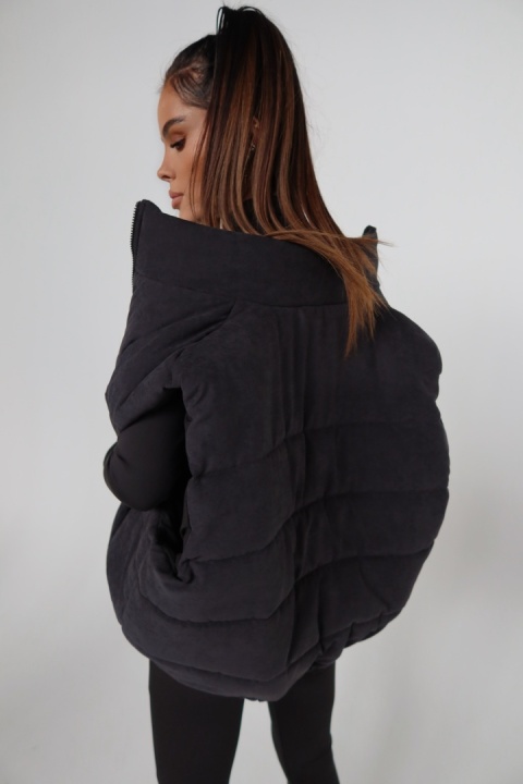 Kamizelka OUTSIDE czarny LA MANUEL