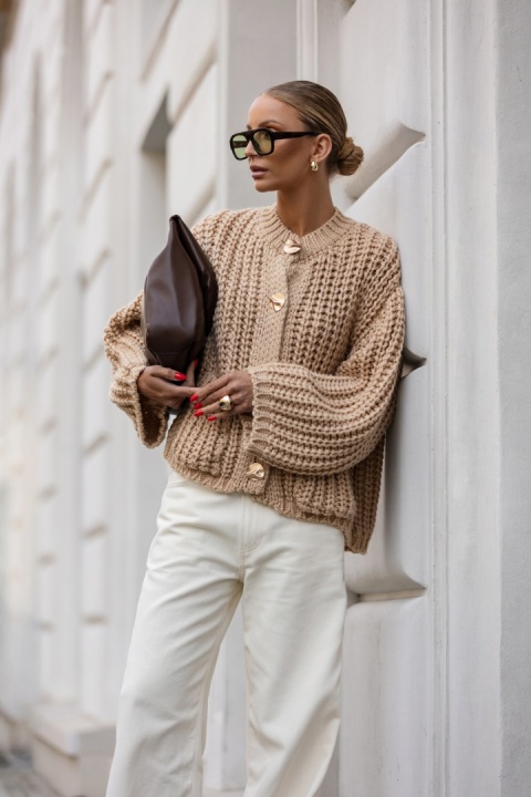 Kardigan KATI beżowy COCOMORE