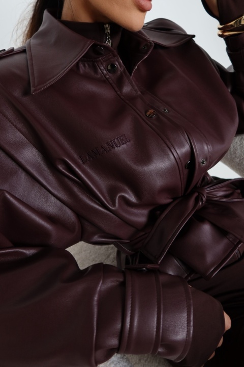 Kurtka WANTED czekolada la manuel