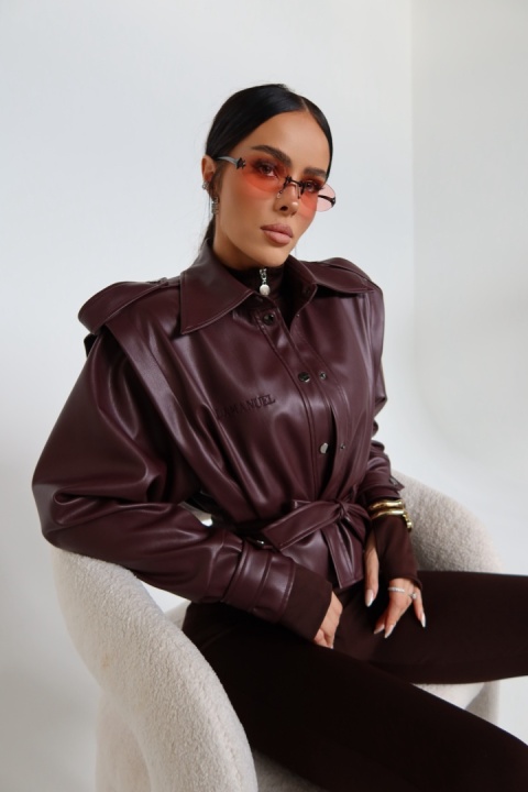 Kurtka WANTED czekolada la manuel