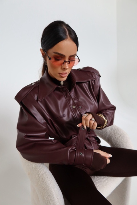 Kurtka WANTED czekolada la manuel