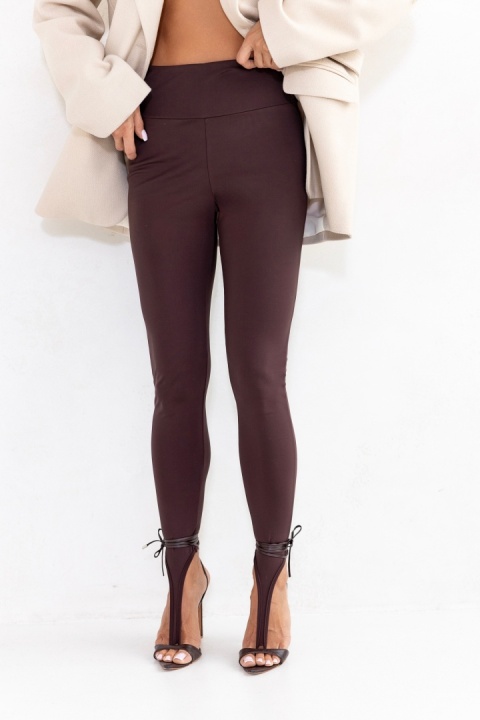 LEGGINSY LORA BRĄZOWE Sempre with love